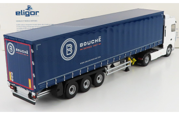 DAF Xf480 Superspace My 2017 Truck Telonato Bouche Transports (2017), White Blue