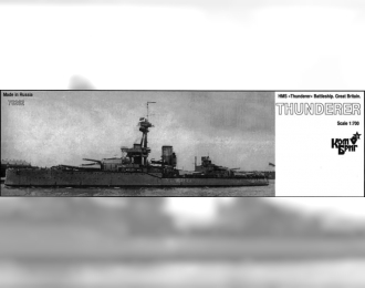 Сборная модель HMS Thunderer Линейный корабль 1912