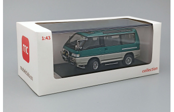 MITSUBISHI Delica Star Wagon 4WD (1990-1999), green metallic / silver