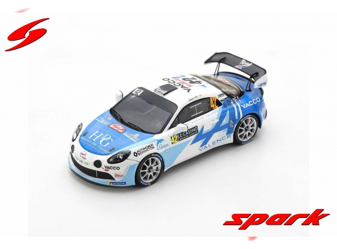 ALPINE A110 Rally RGT Team Bonneton #42 Rally Monte Carlo 3rd R-GT C. Robert - M. Duval 2021