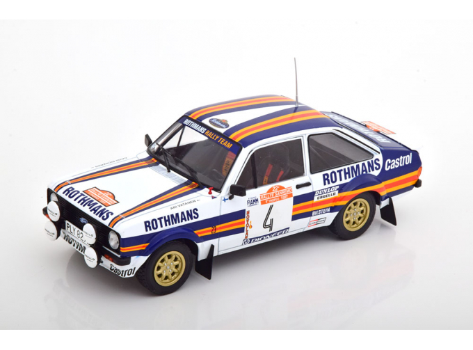 FORD Escort MKII RS 1800 #4 "Rothmans Rally Team" Vatanen/Richards 2 место Rally San Remo 1980