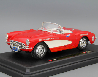 CHEVROLET Corvette Daytona Beach (1956), red / beige