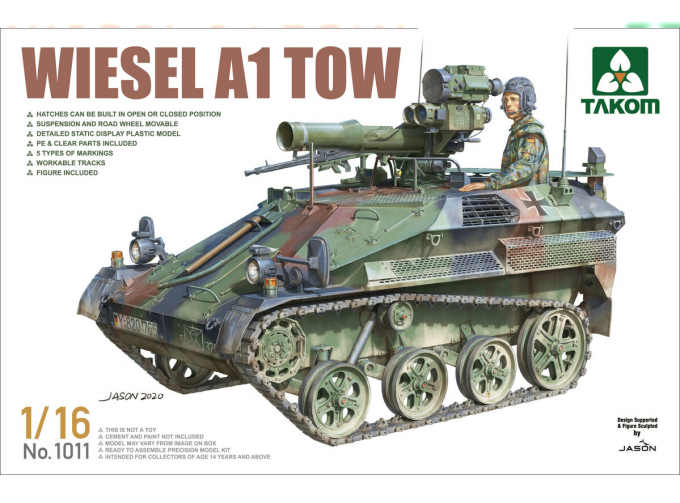 Сборная модель Боевая машина Wiesel A1 Tow