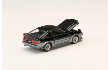 TOYOTA Sprinter Trueno GT APEX (AE86) Late Ver. JDM Style Carbon Bonnet, black/gray