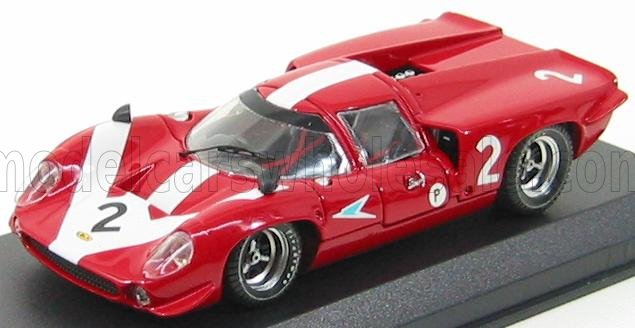 LOLA T70 Coupe N 2 Brands Hatch 1967 Surtees - Hobbs, Red White