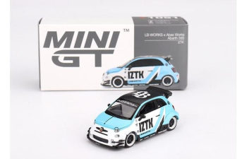 FIAT 595 Abarth LB-Works x ABAS Works IZTK , blue/black/white