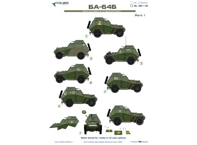 Декаль Ба-64 Б Part I