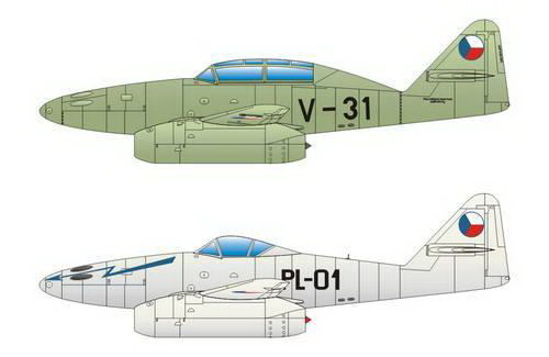 Декаль S-92/CS-92 (Czechoslovakian Me 262A/B)