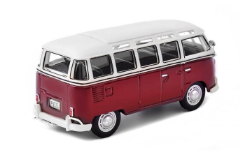 VOLKSWAGEN T1 Samba Minibus (1962), red