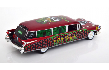 CADILLAC Eldorado Hearse Rat Fink (1959), red metallic