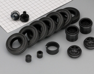 Резина, диски (черные) для автобусов / троллейбусов (Ликинский, IKARUS и др.)