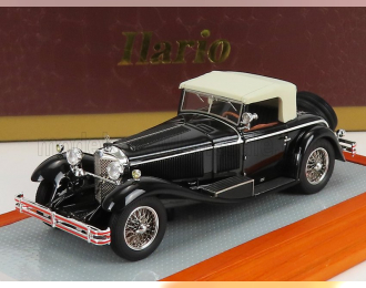 MERCEDES-BENZ 710ss Spider Sn36208 Roadster Cabriolet Castagna Closed (1929) - Original Car, Black