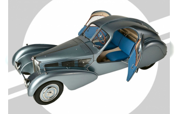 Сборная модель BUGATTI Type 57 Sc Atlantic 1936, Light Blue Met