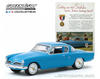 STUDEBAKER Commander "Exciting New Studebaker" 1953 Blue