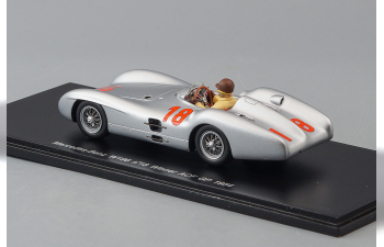 MERCEDES-BENZ W196 #18 Winner ACF Juan Manuel Fangio GP (1954), silver