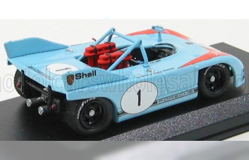 PORSCHE 908/3 N 1 Brans-hatch 1972 Jost - Casoni, Light Blue Orange