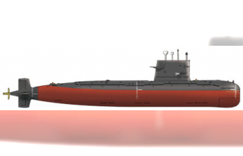 Сборная модель Подводная лодка PLA Navy Type 039 Song class SSG