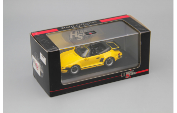 PORSCHE 911 Carrera Flat Nose Cabrio (1989), yellow