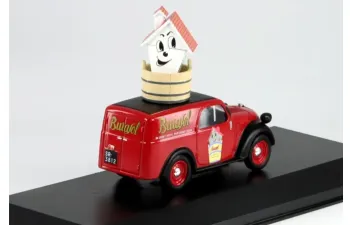 FIAT 500 Furgoncino Butasol (1949), red