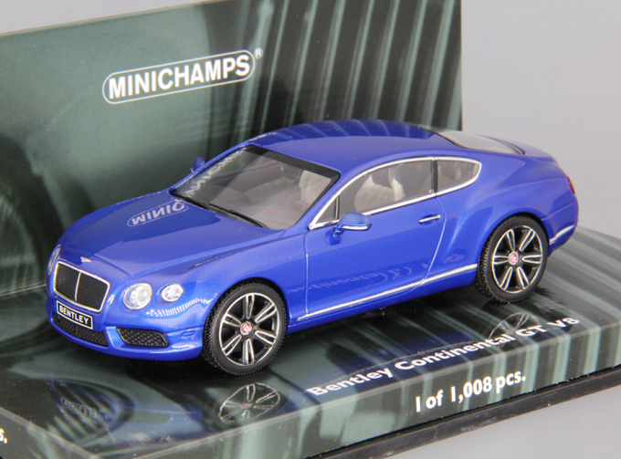 BENTLEY Continental GT V8 (2011), blue metallic