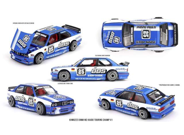BMW M3 (E30) *Kaido Touring Chapm V1*, blue/white 1989