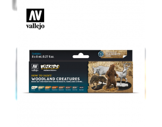 Набор акриловых красок Wizkids Обитатели лесов / Woodland Creatures