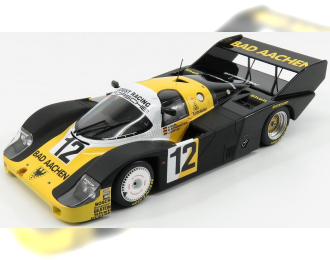 PORSCHE 956k Team Bad Aachen Schornstein Racing N 12 1000km Monza 1984 Merl - Schornstein, Black Yellow