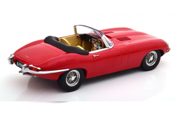 JAGUAR E-Type Series 1 RHD Convertible open (1961), red