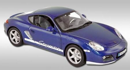 PORSCHE Cayman New 2009, Metallic Blue