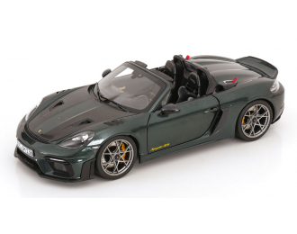PORSCHE 718 Spyder RS with Weissach Package (2023), green metallic