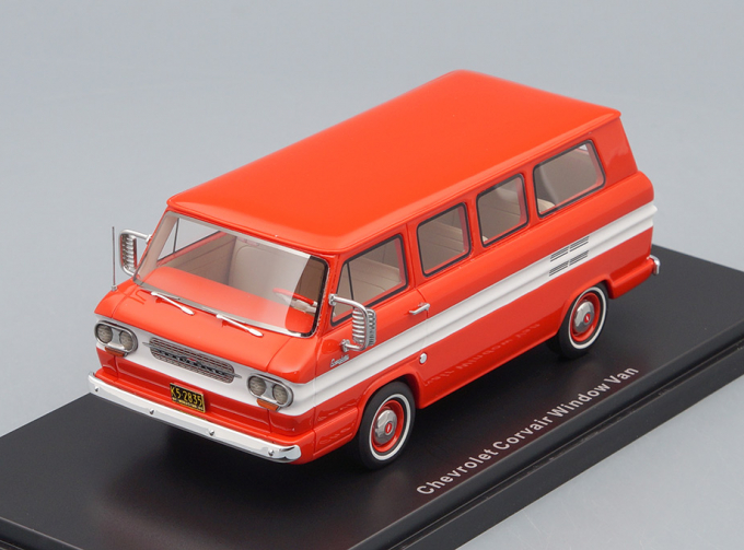 CHEVROLET Corvair Window Van (микроавтобус) 1963 Red/White