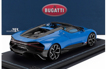 BUGATTI Mistral W16 (2023) - Con Vetrina - With Showcase, Blue