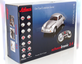 RC PORSCHE 356 A Coupe RC Edition Schuco Tronic 2 4, silver