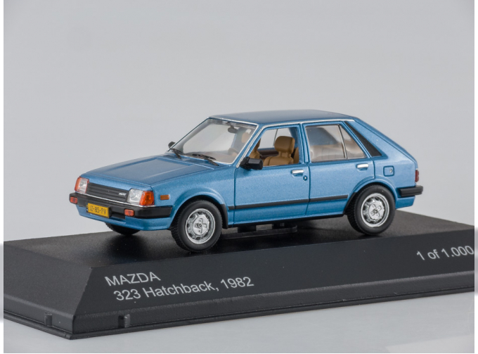 MAZDA 323 Hatchback (1982), metallic blue