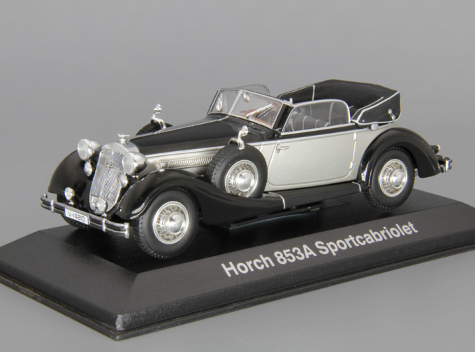 HORCH 853A Sportcabriolet, black / silver