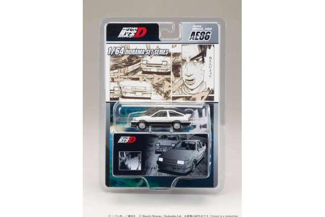 TOYOTA Corolla Levin (AE86)/ INITIAL DWataru Akiyama vs Takumi Fujiwara, white/black