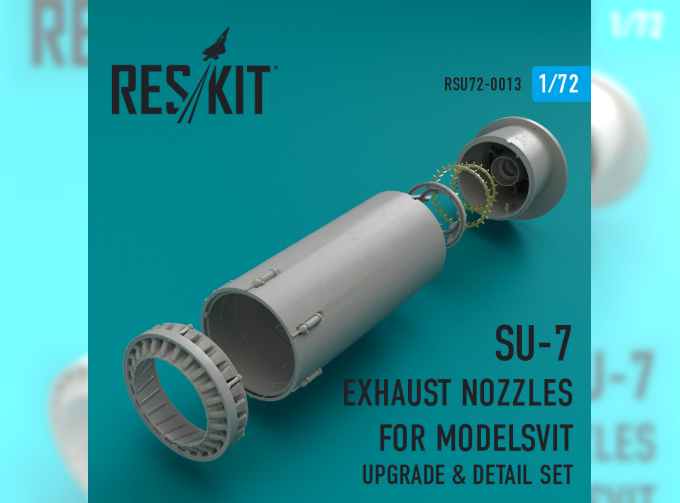 Su-7 exhaust nozzles for Modelsvit