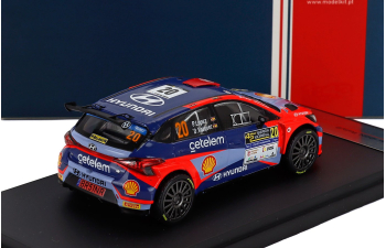 HYUNDAI I20 N Rally2 Team Hyundai Motor Espana N 20 Wrc Rally Sierra Morena (2025) Pepe Lopez - David Vazquez, 2 Tone Blu Red Fluo