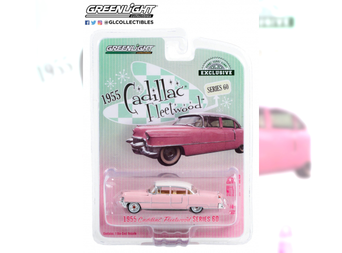 CADILLAC Fleetwood Series 60 (1955), Pink with White Roof