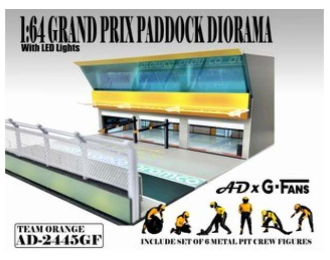 Grand Prix Paddock Diorama *Team Orange*