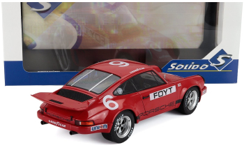 PORSCHE 911 Rs 3.0 Coupe №6 Iroc Daytona (1974) Anthony Joseph Foyt, Red