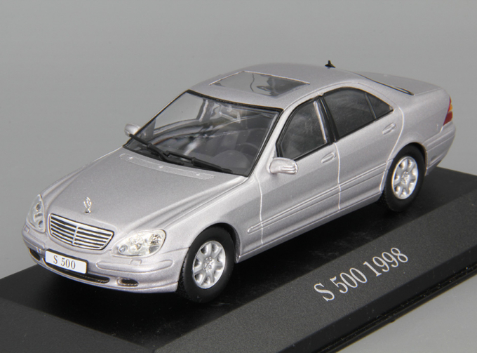 MERCEDES-BENZ S 500 (1998), Mercedes-Benz Offizielle Modell-Sammlung 53, silver