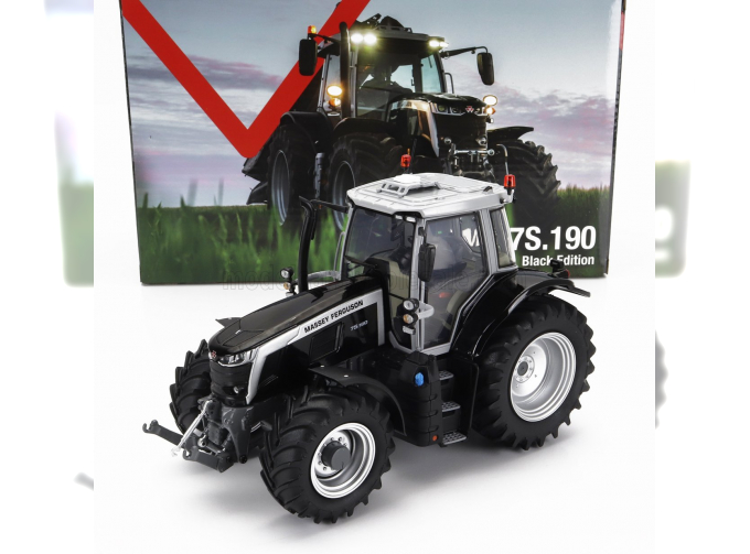 MASSEY FERGUSON Mf7s.190 Tractor Black Edition (2022), Black Silver