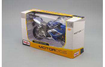 SUZUKI GSX-R750, blue/ black / white