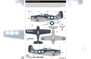 Сборная модель F4F-4 Wildcat Late - ProfiPACK Edition