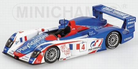 AUDI R8 «Team Oreca» 1000km SPA-FRANCORCHAMPS (Stephane Ortelli - Jean-Marc Gounon) 2005, цветной