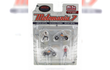 FIGURES Set 2x Figure With 2x Motorcycle, Various