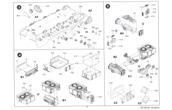 Сборная модель танк Merkava Mk.II (с интерьером и рабочими траками)