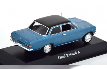 OPEL Rekord A (1962), light blue-metallic black