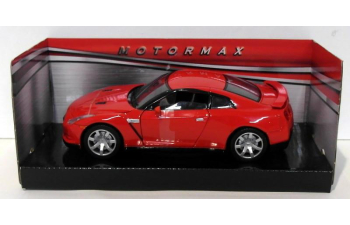 NISSAN Skyline GTR R35 (2008), red